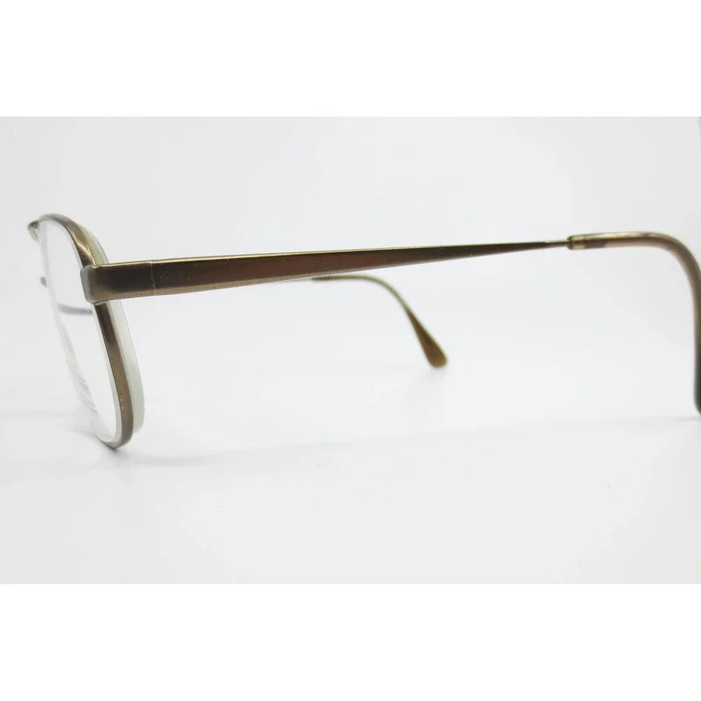 Safilo Elasta 7115 7ZB Bronze Aviator Eyeglasses Frames Italy 54-18-140 Mens